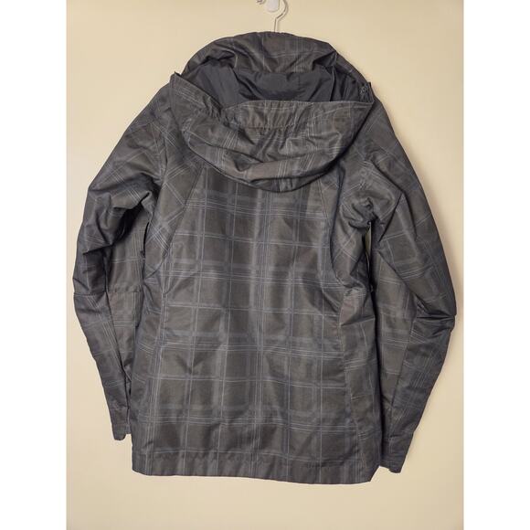 Columbia Jacket Womens M Black Blue Interchange Omni Tech Waterproof Lined - Picture 10 of 13